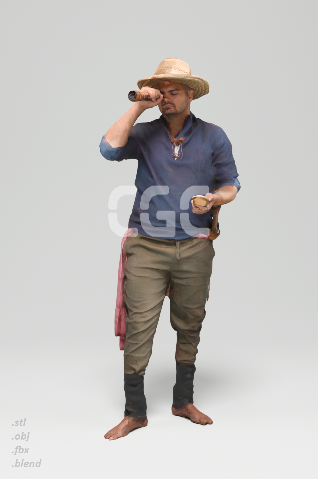 Pirate Dockworker 3