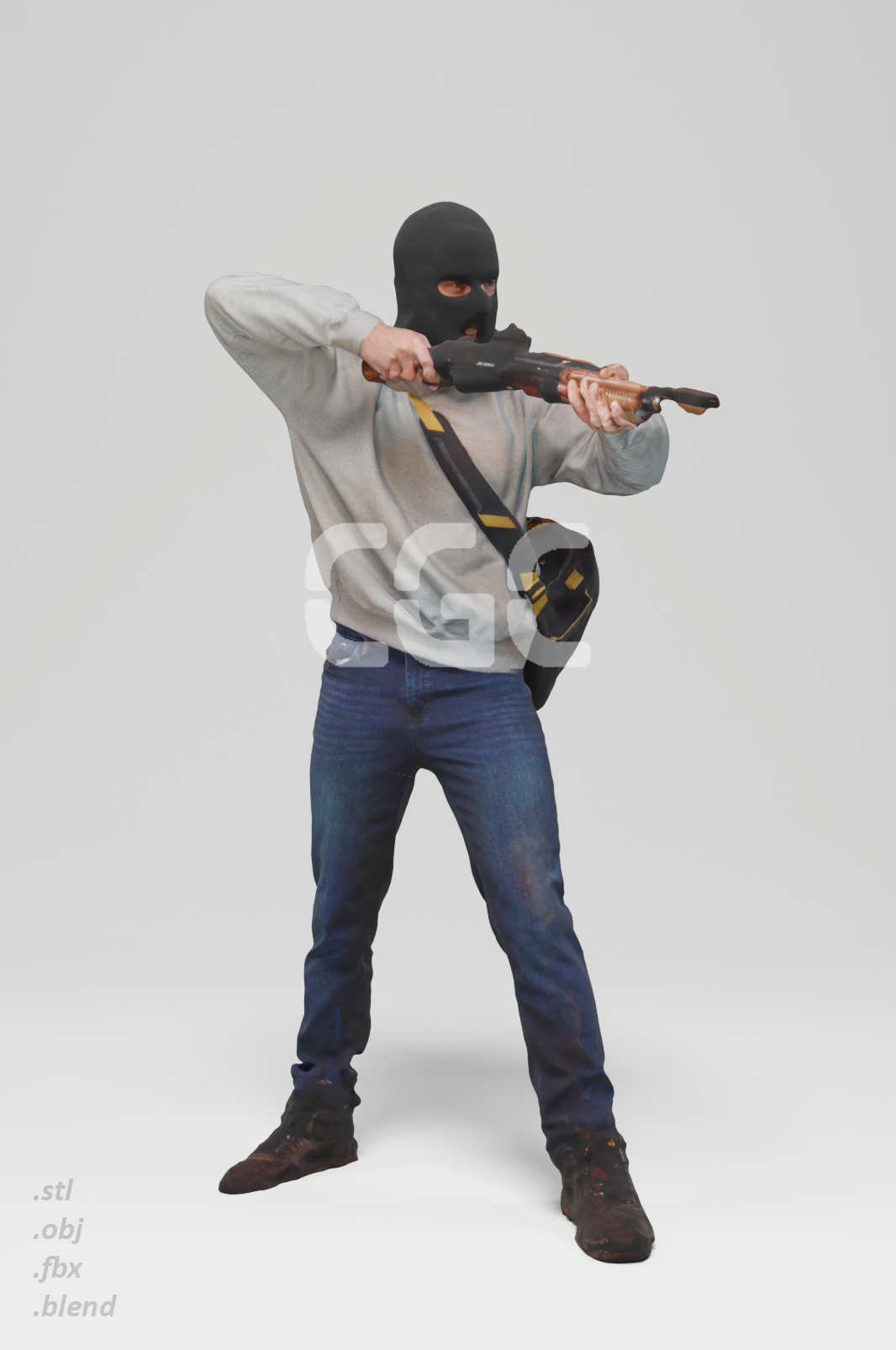 Bank Robber Gray 3