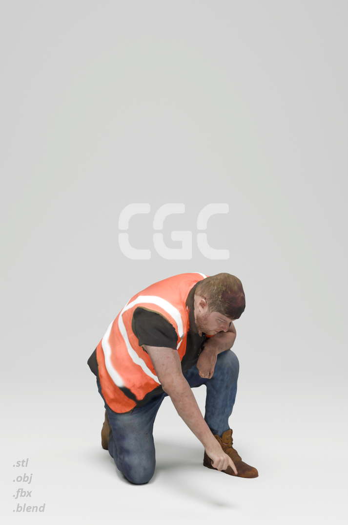 3D Model Colin Construction 1 – CG Characters