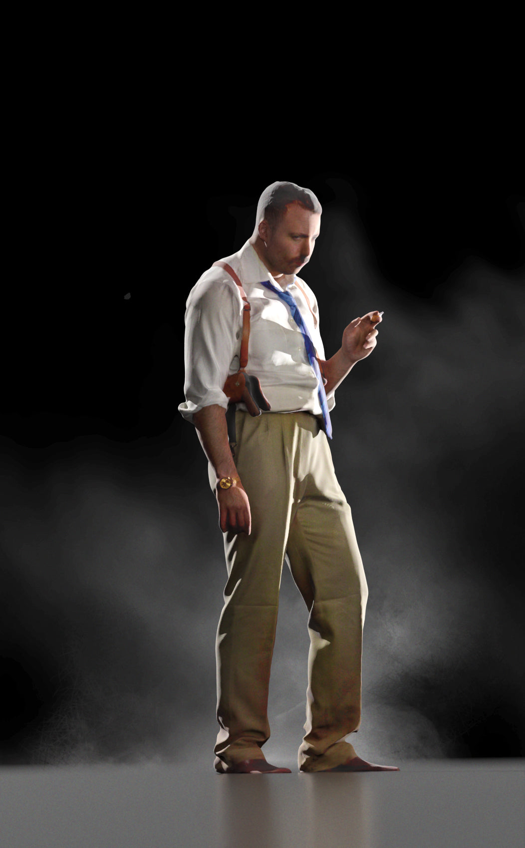 Detective 3D model for Blender and digital art or concept art – CG ...